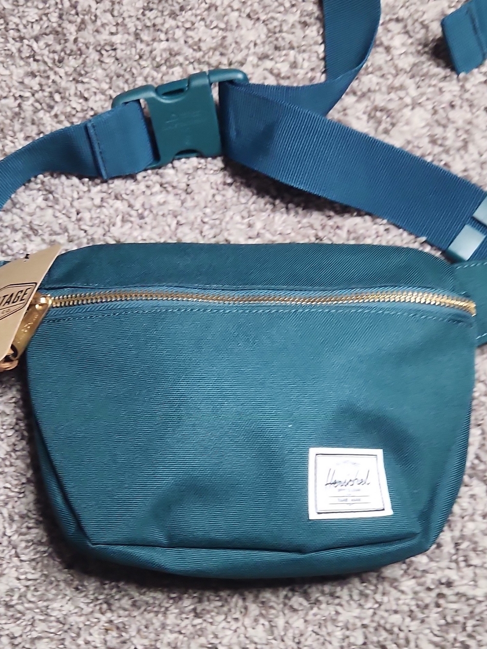 Herschel Teal Waist Bag - Compact Crossbody Belt Pack